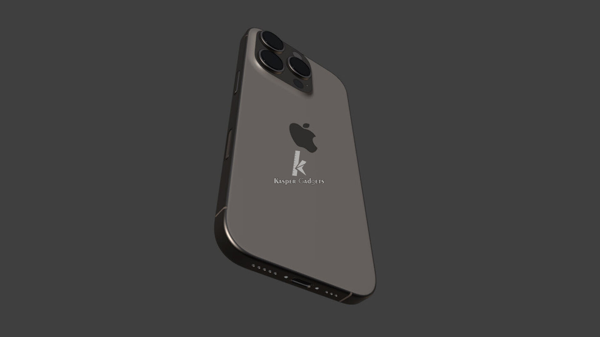 Apple iPhone 16 Pro Black White Desert Natural Titanium 4 colors 3D print model_5