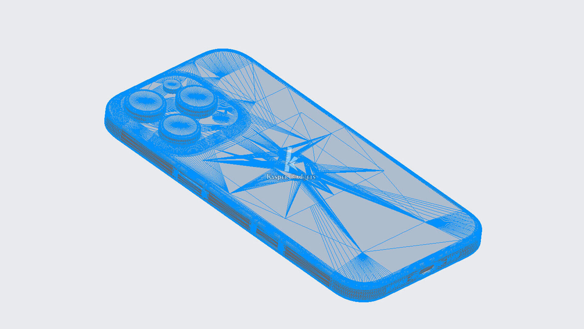 Apple iPhone 16 Pro Black White Desert Natural Titanium 4 colors 3D print model_10