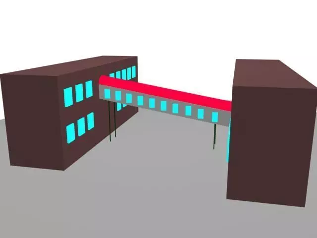 Industrial Conveyor Setup with High-Quality 3ds Max Model 3D model_0