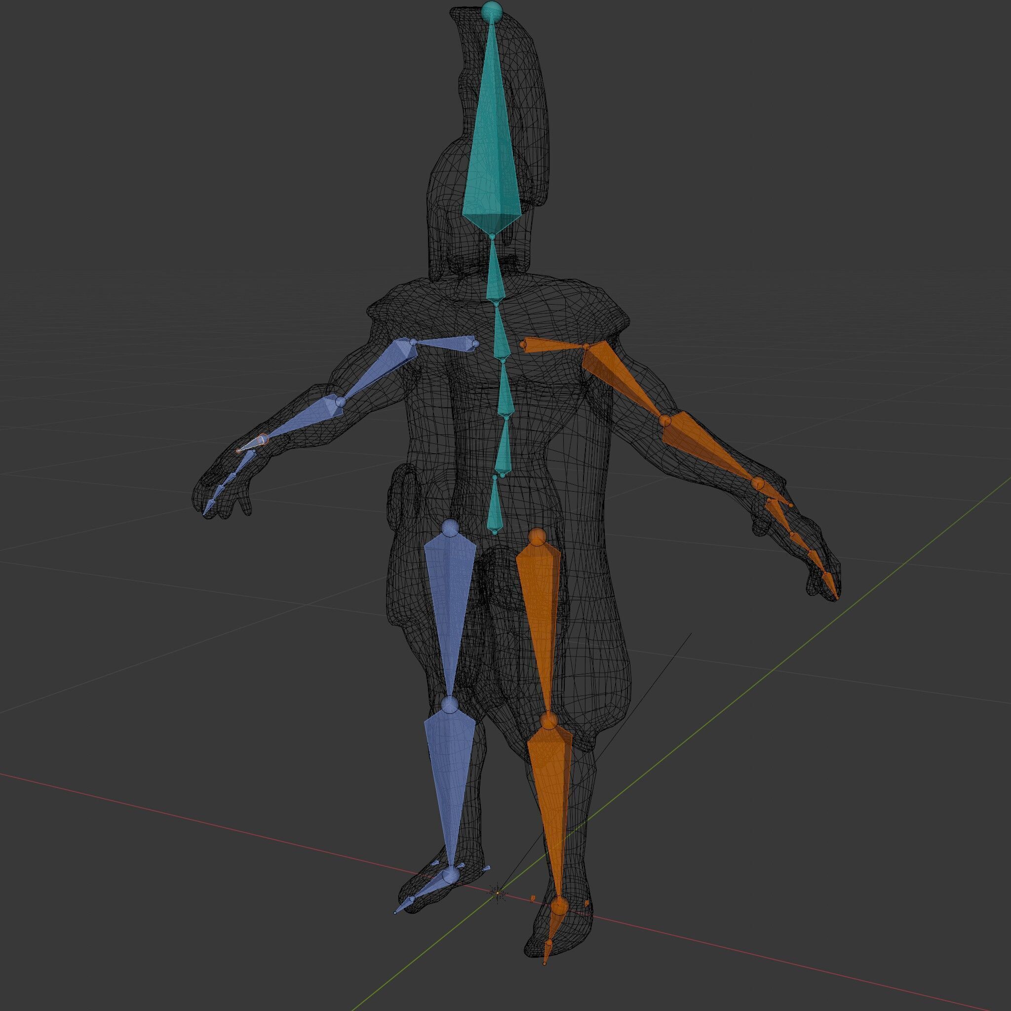 Spartan Warrior D Character Model Detailed Armor and Rigging Low-poly 3D model_8