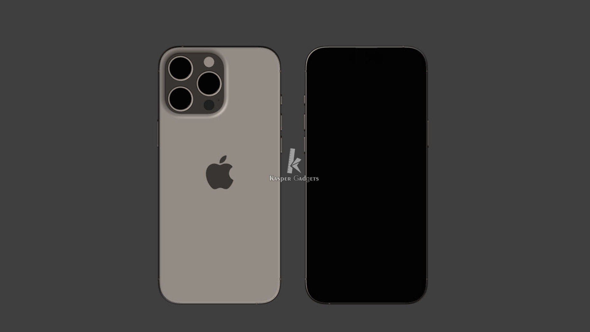 Apple iPhone 16 Pro Max Black White Desert Natural Titanium 3D print model_1