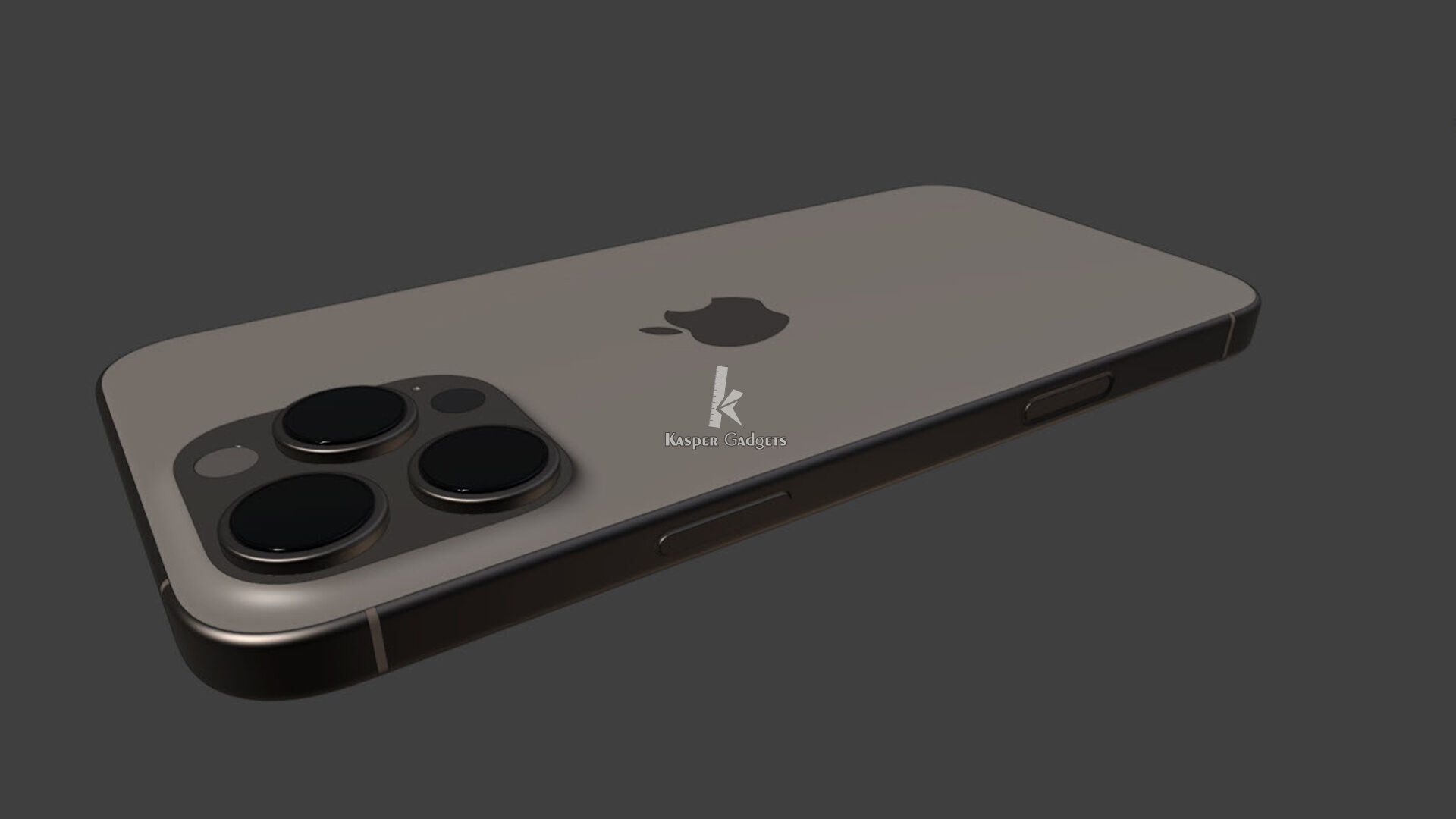 Apple iPhone 16 Pro Max Black White Desert Natural Titanium 3D print model_6