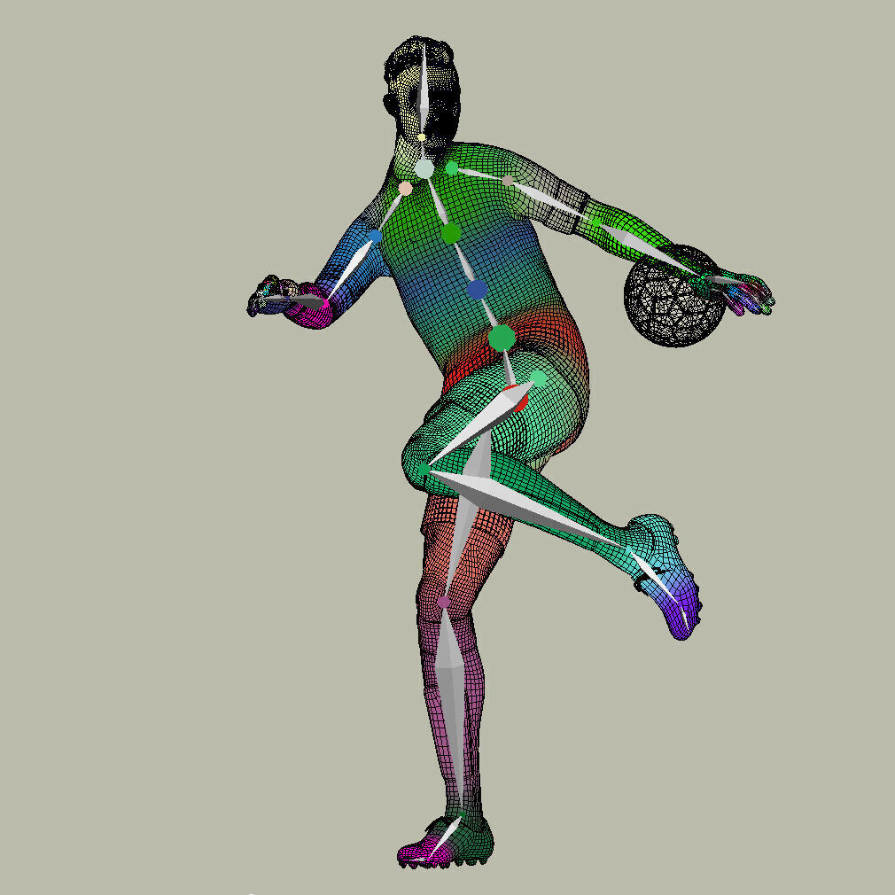 Ronaldo Al Nassr Home 24-25 Freestyle skills 3D model_9