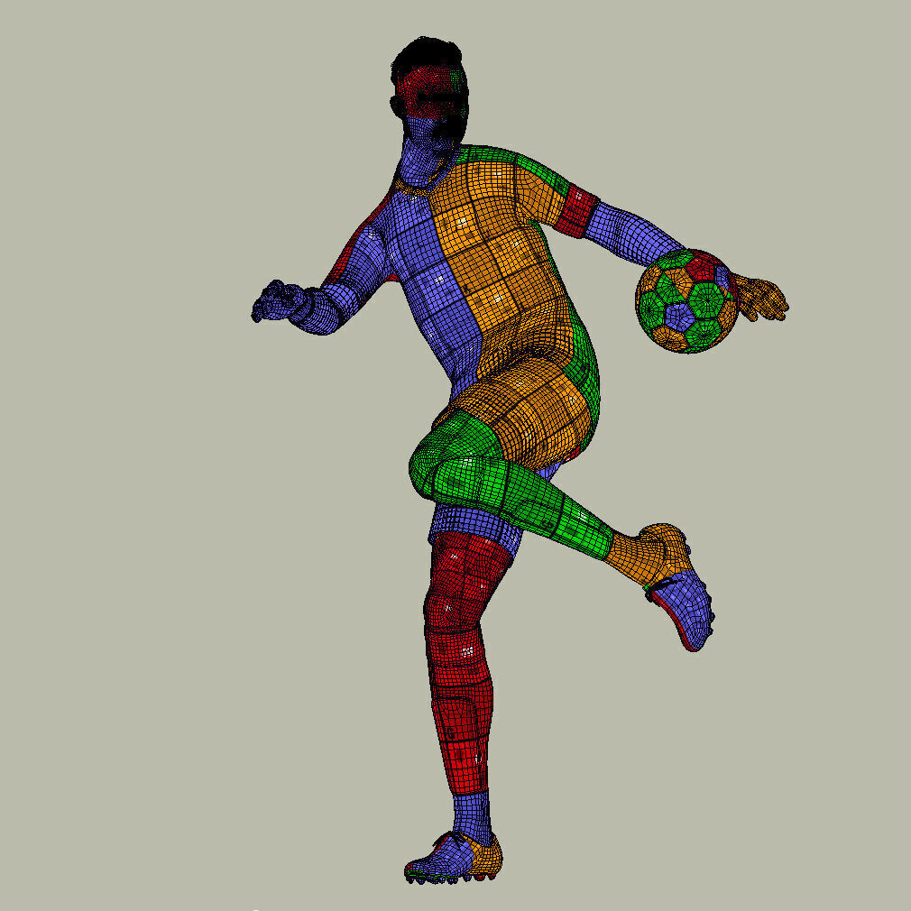 Ronaldo Al Nassr Home 24-25 Freestyle skills 3D model_8