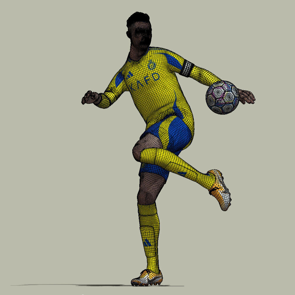 Ronaldo Al Nassr Home 24-25 Freestyle skills 3D model_5