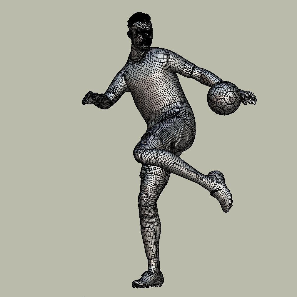 Ronaldo Al Nassr Home 24-25 Freestyle skills 3D model_4