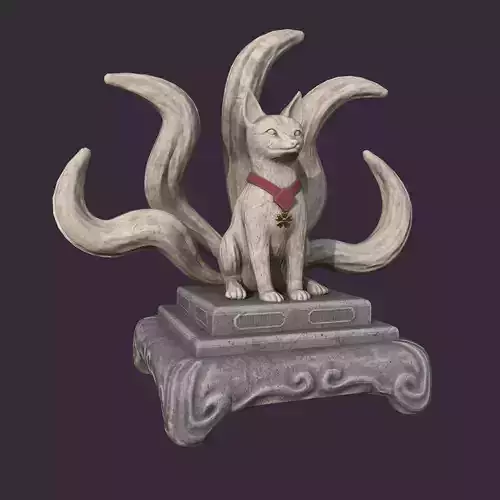 Japanese Fox Statue