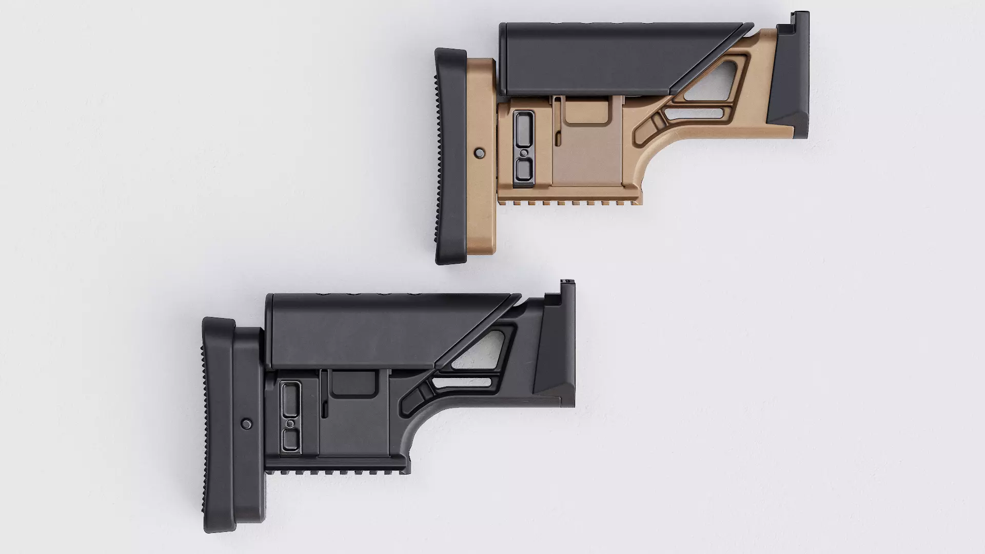 FN MK 20 SSR Stock Low-poly 3D model_0