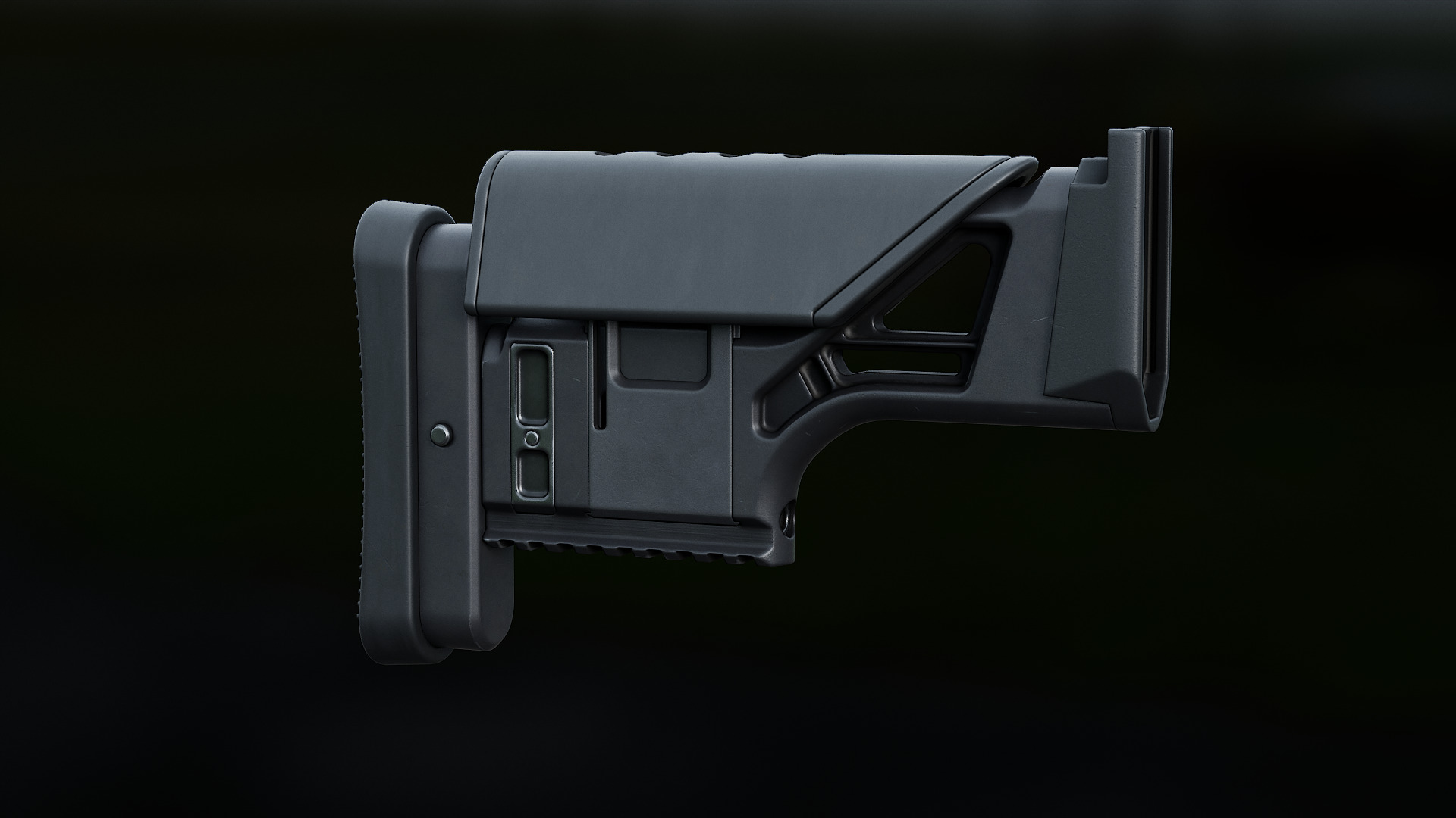 FN MK 20 SSR Stock Low-poly 3D model_9