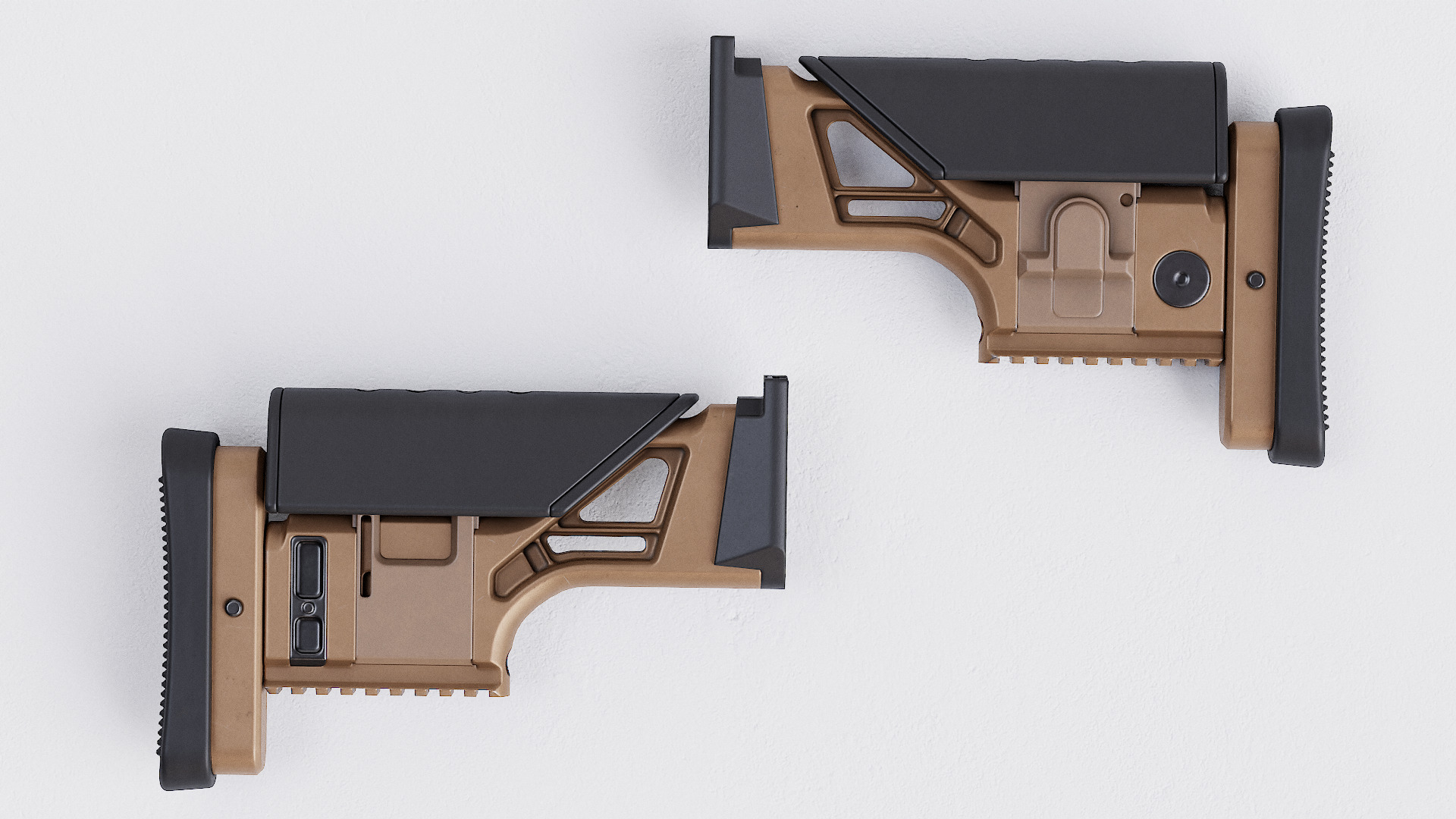 FN MK 20 SSR Stock Low-poly 3D model_2