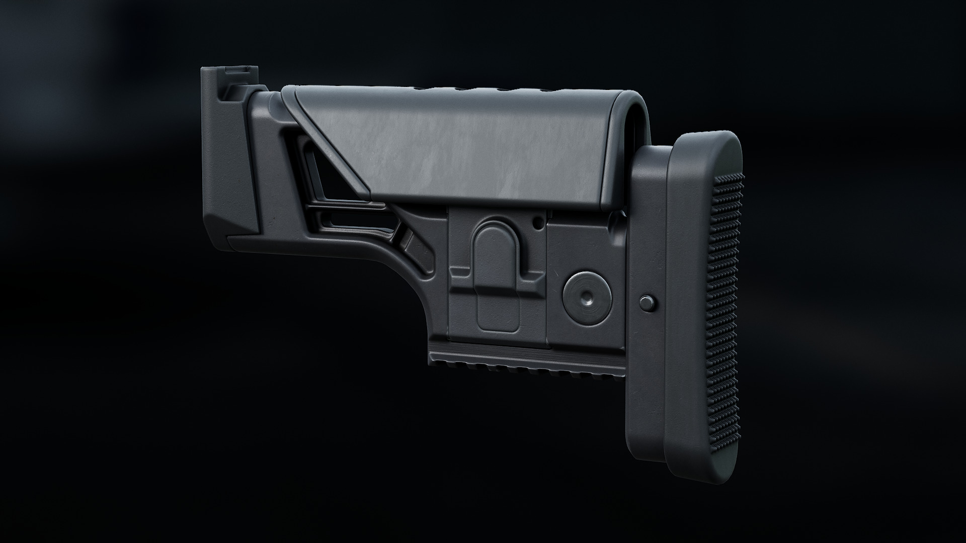 FN MK 20 SSR Stock Low-poly 3D model_16