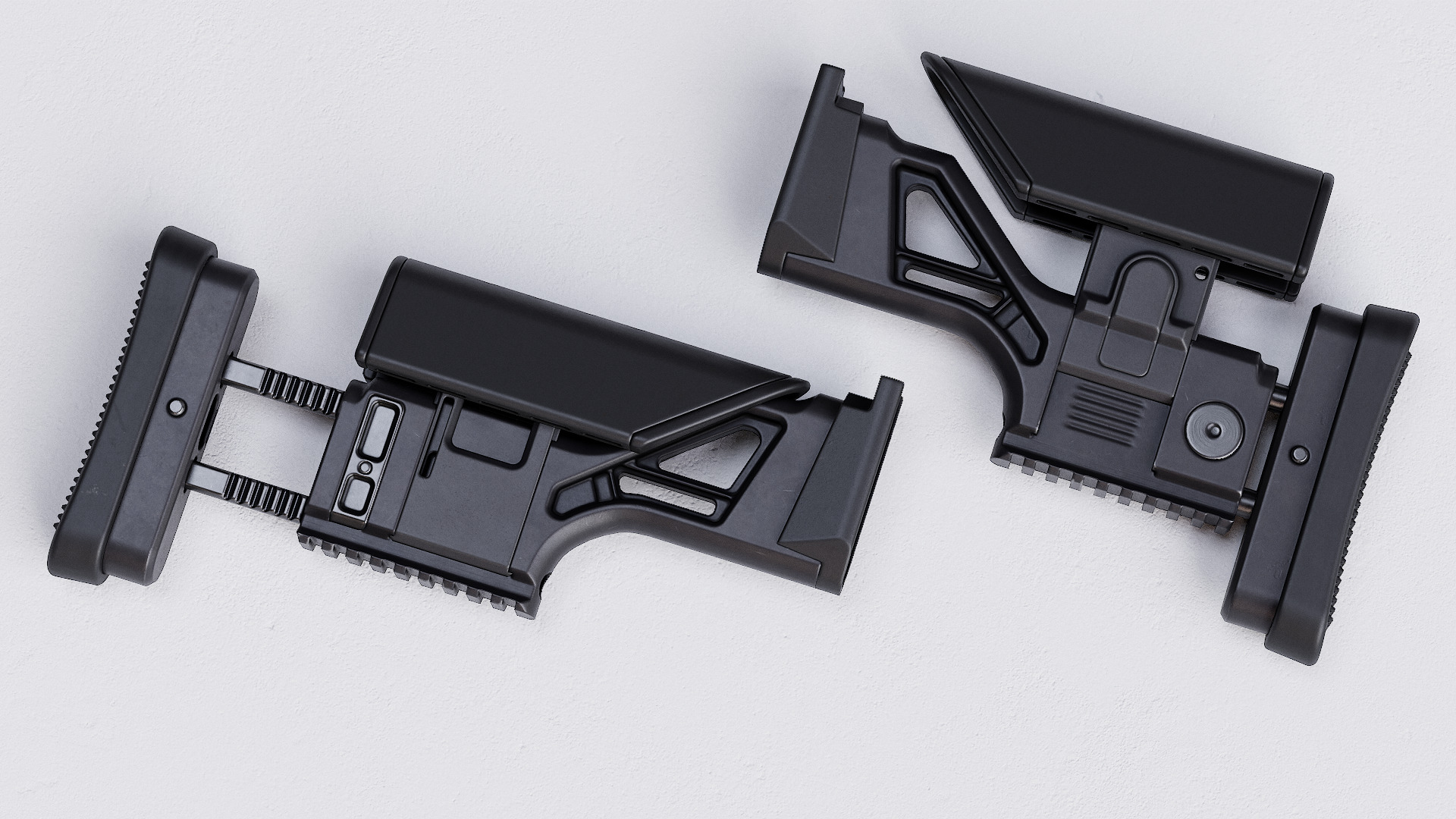 FN MK 20 SSR Stock Low-poly 3D model_3