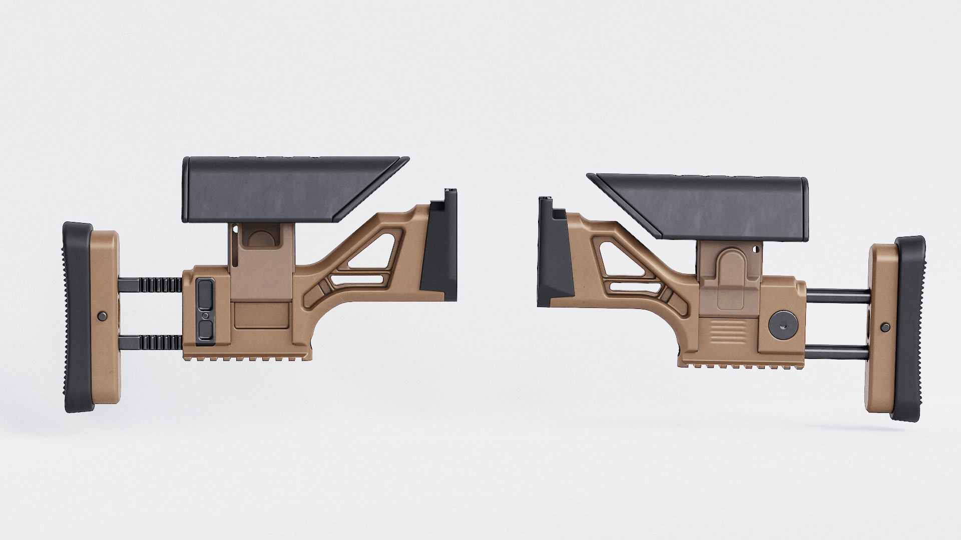 FN MK 20 SSR Stock Low-poly 3D model_4