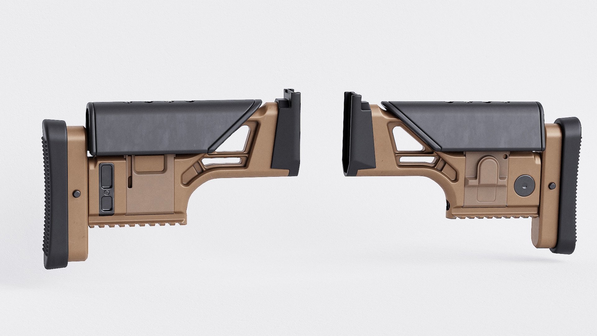 FN MK 20 SSR Stock Low-poly 3D model_7