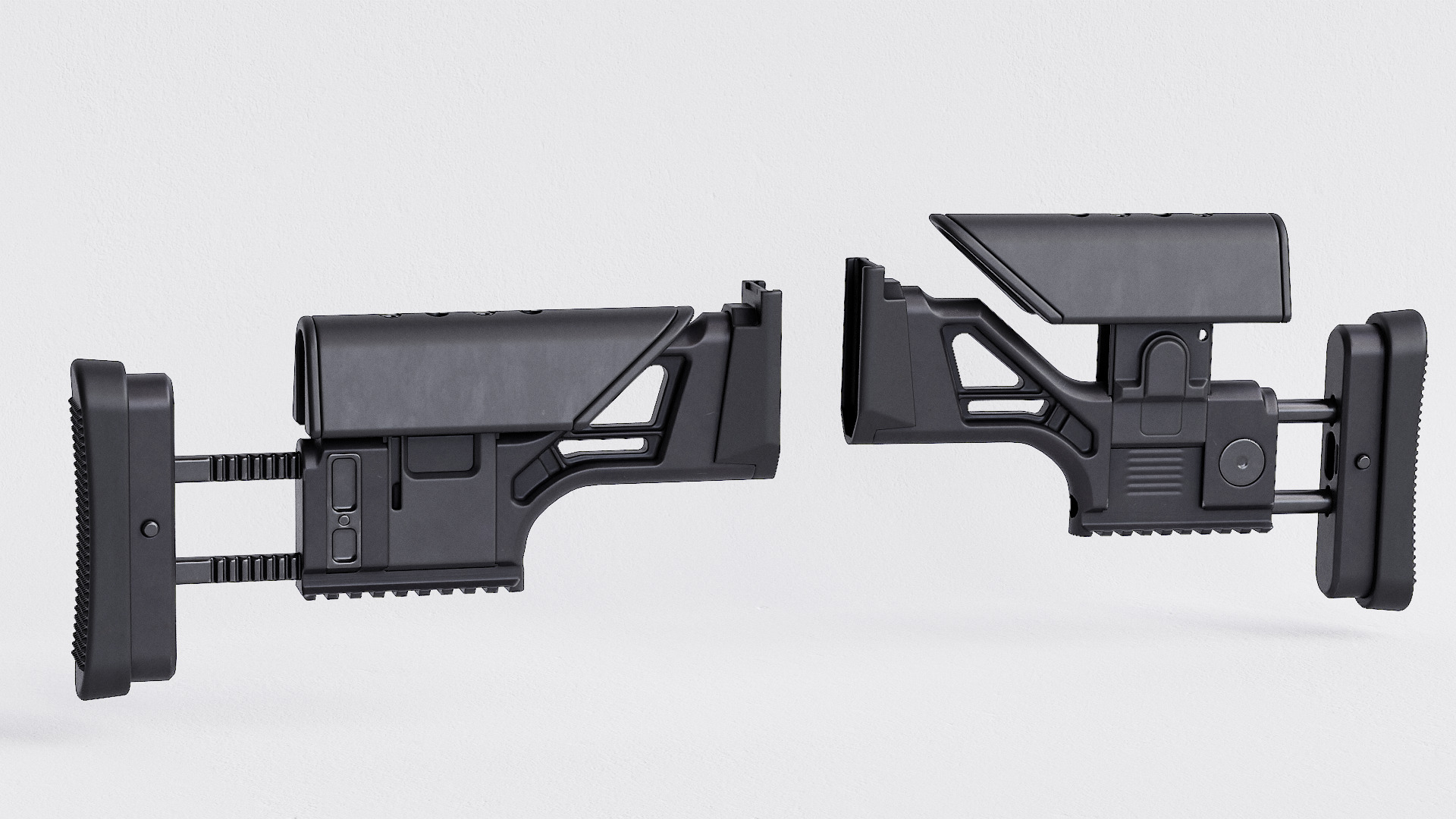 FN MK 20 SSR Stock Low-poly 3D model_5