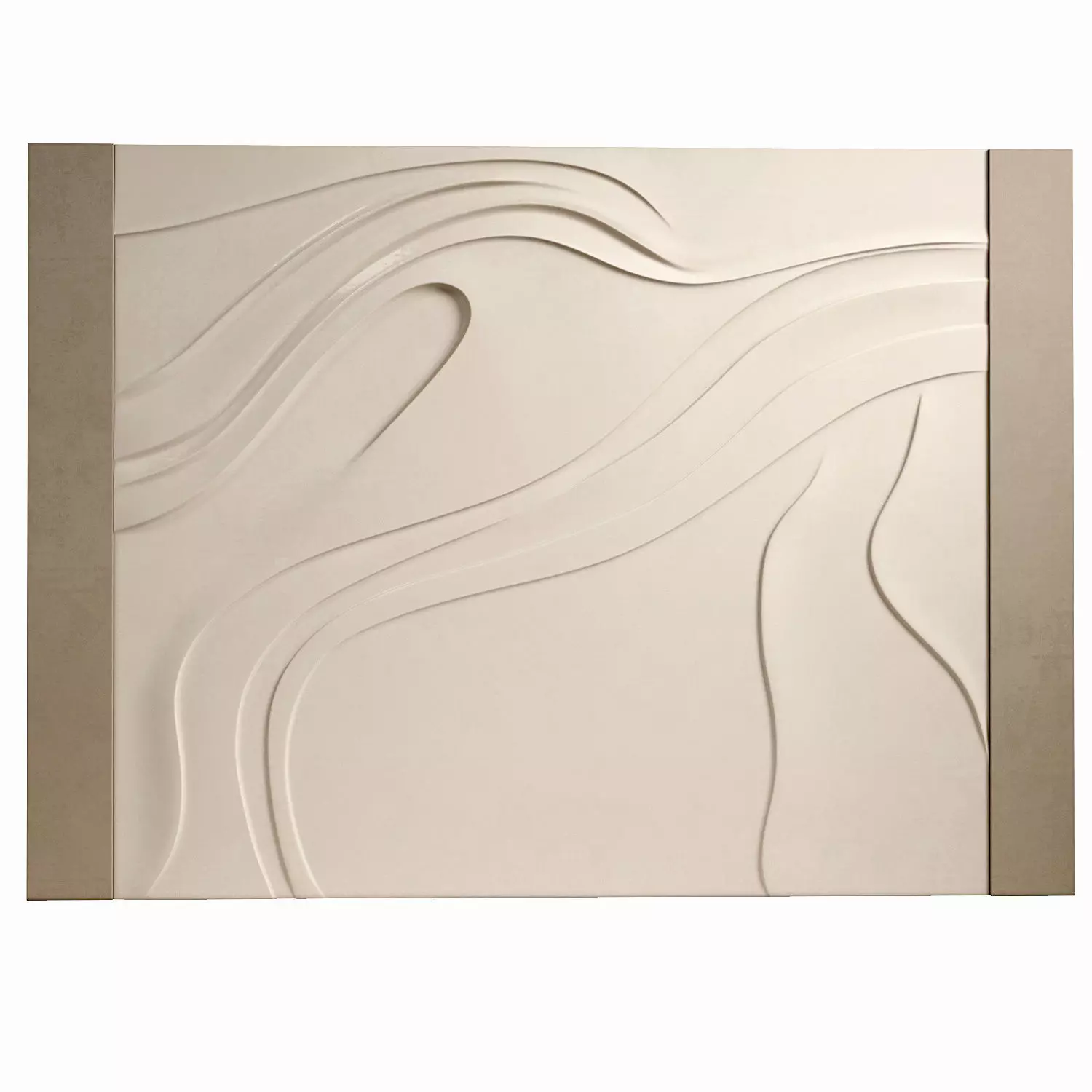 Decorativ panel wave 27 3D model_0