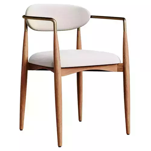 Arno Fabric Dining Armchair