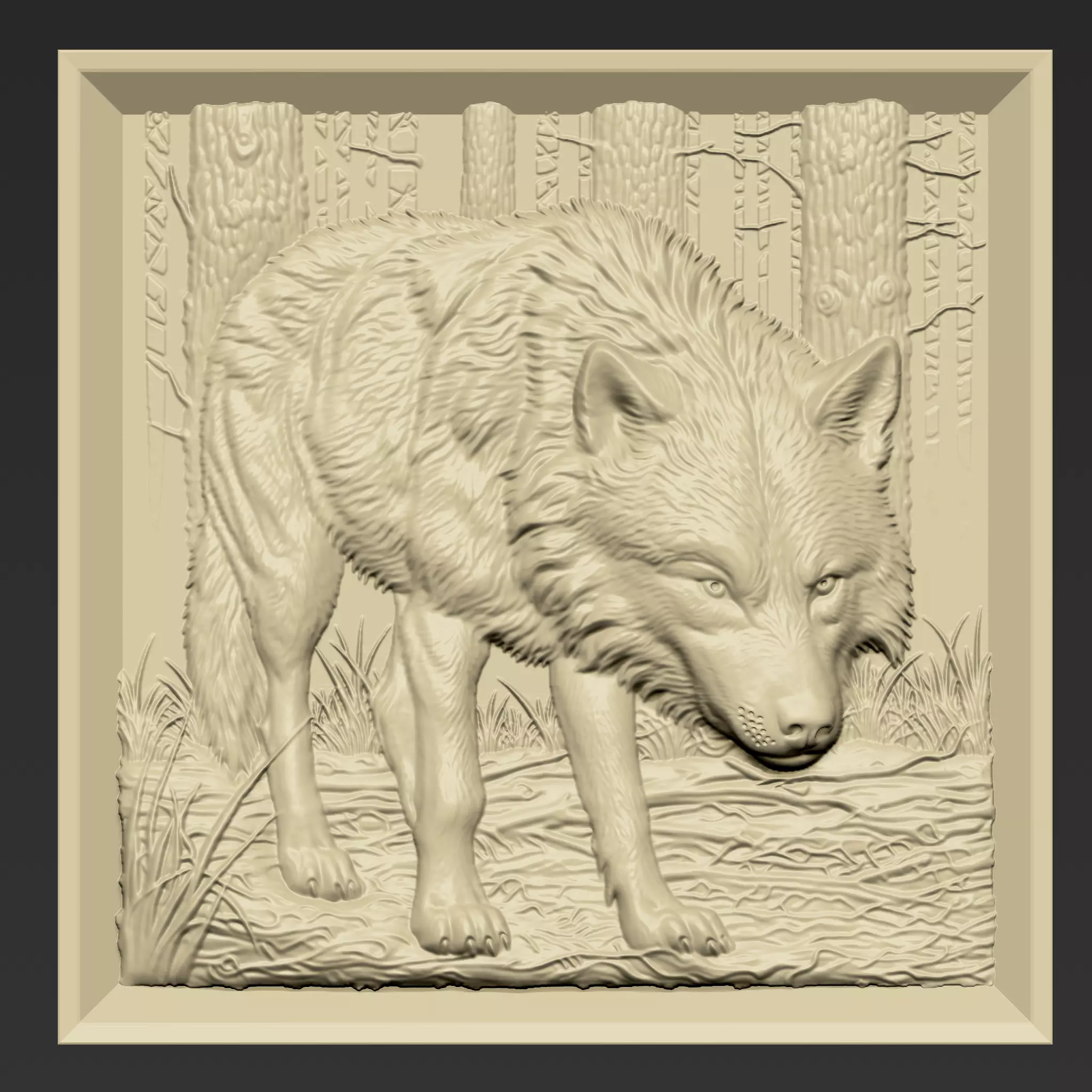 Wolf A27 3D print model