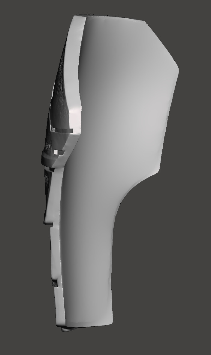 Predator 1987 Jungle Hunter Right - Left Thigh Armor Parts 3D print model_3