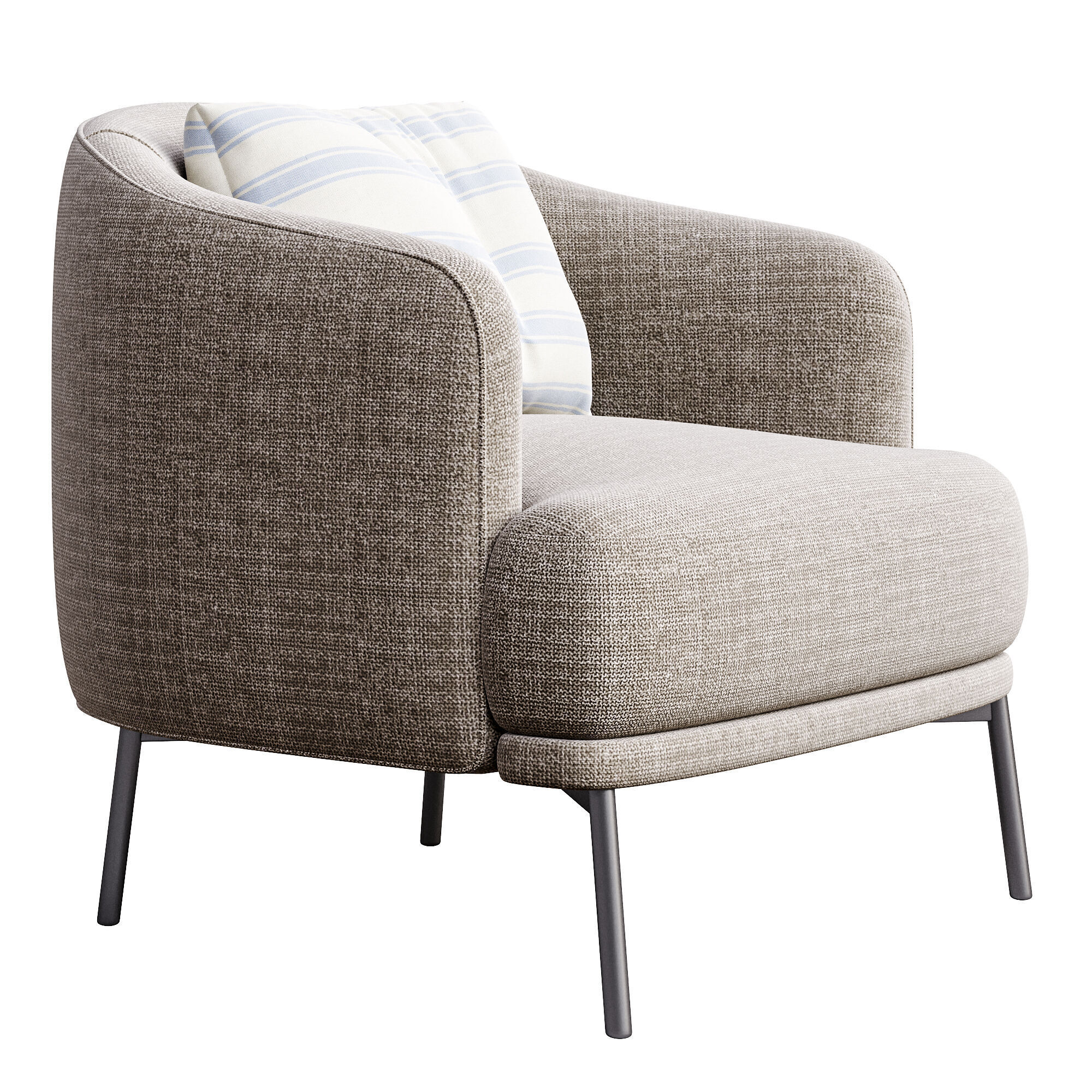 KUDO armchair 3D model_1