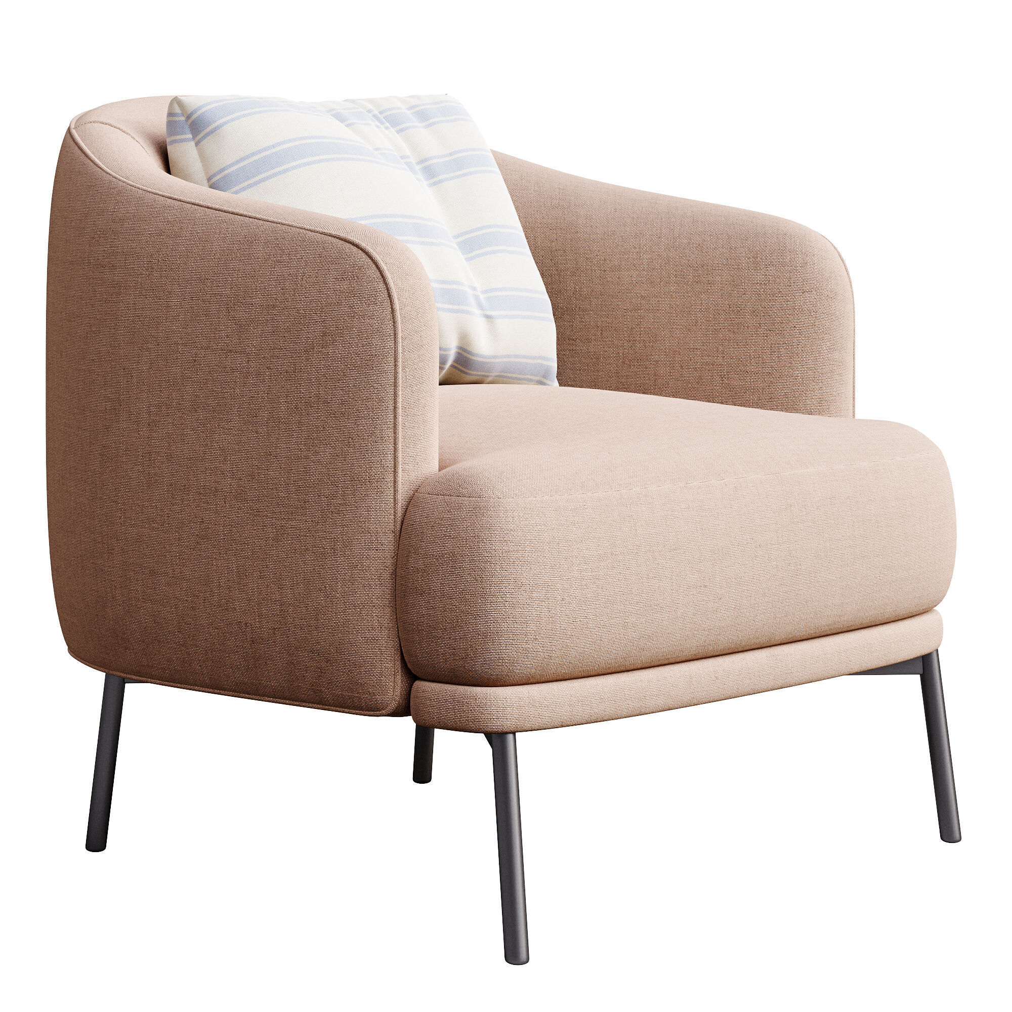 KUDO armchair 3D model_2