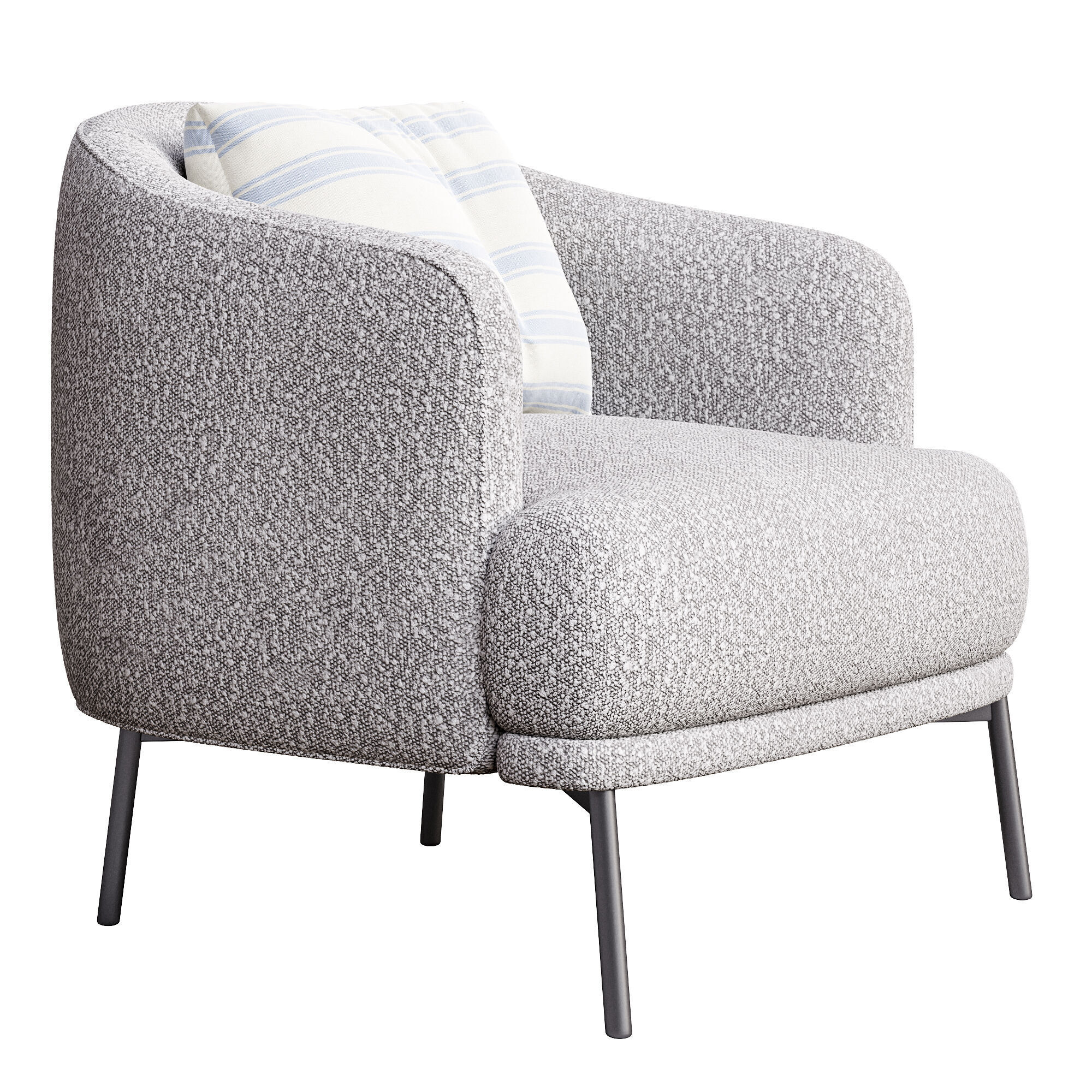 KUDO armchair 3D model_3