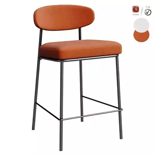 Xarvin bar stool 3D model