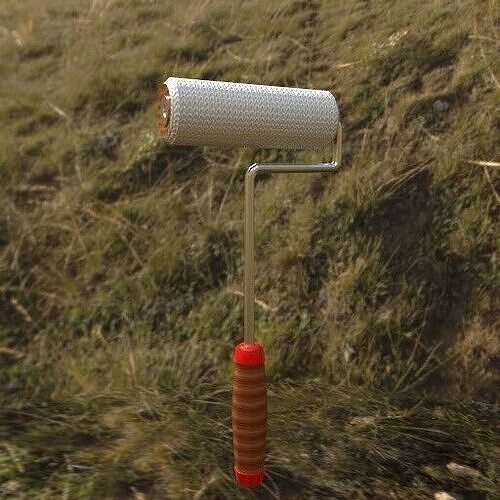 Color Roller Low-poly 3D model