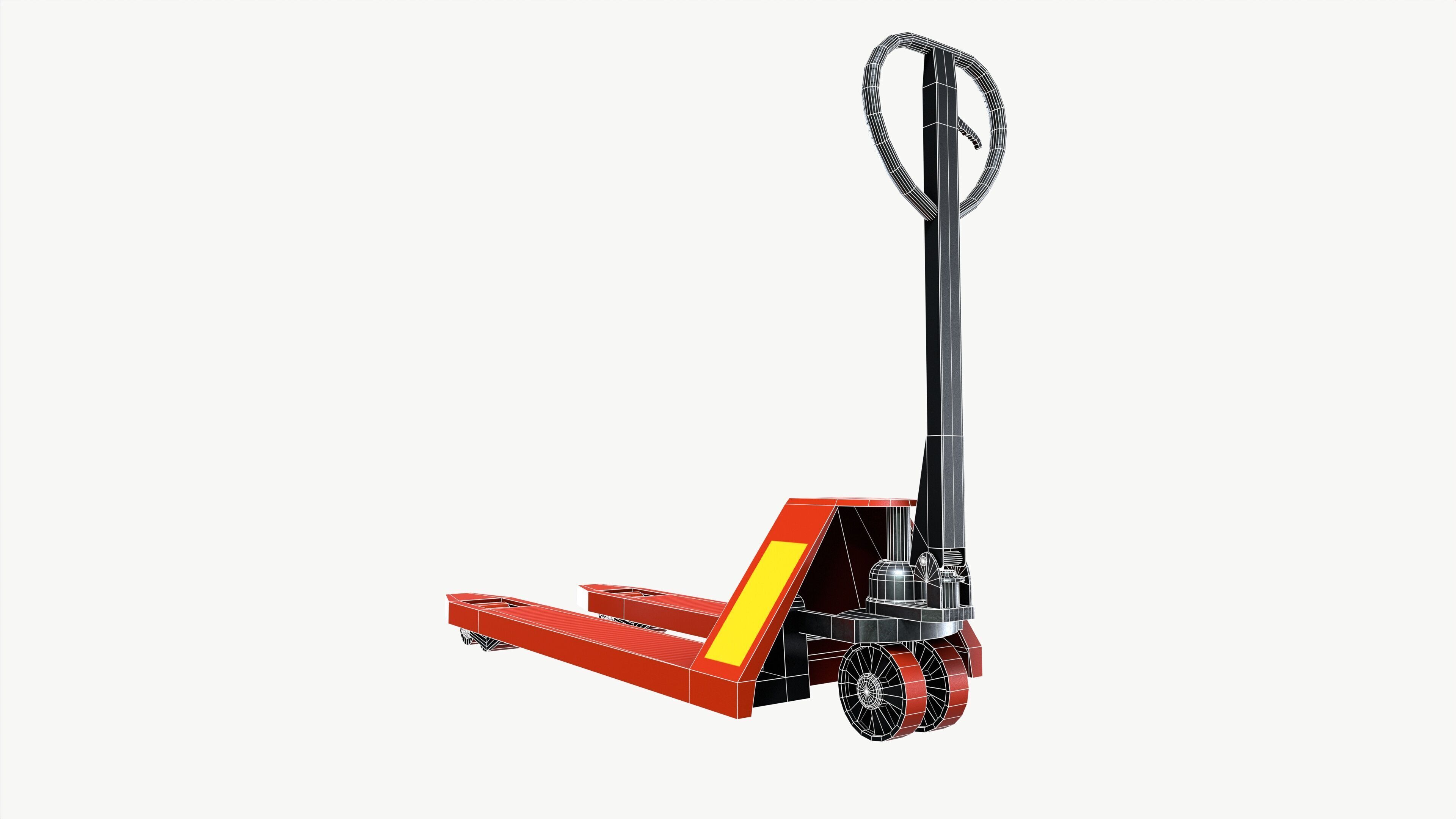 Pallet truck 3D model_9