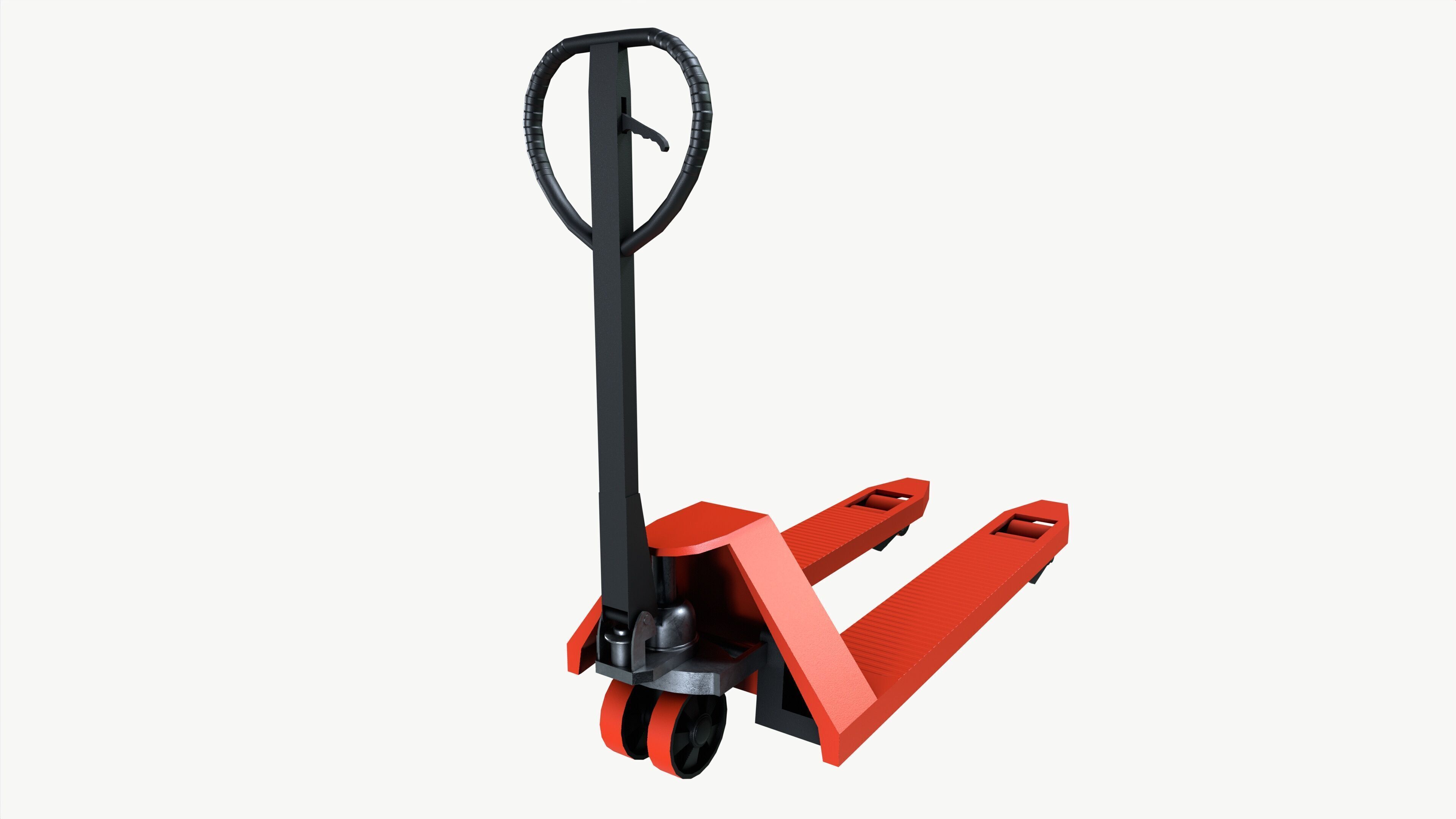 Pallet truck 3D model_2