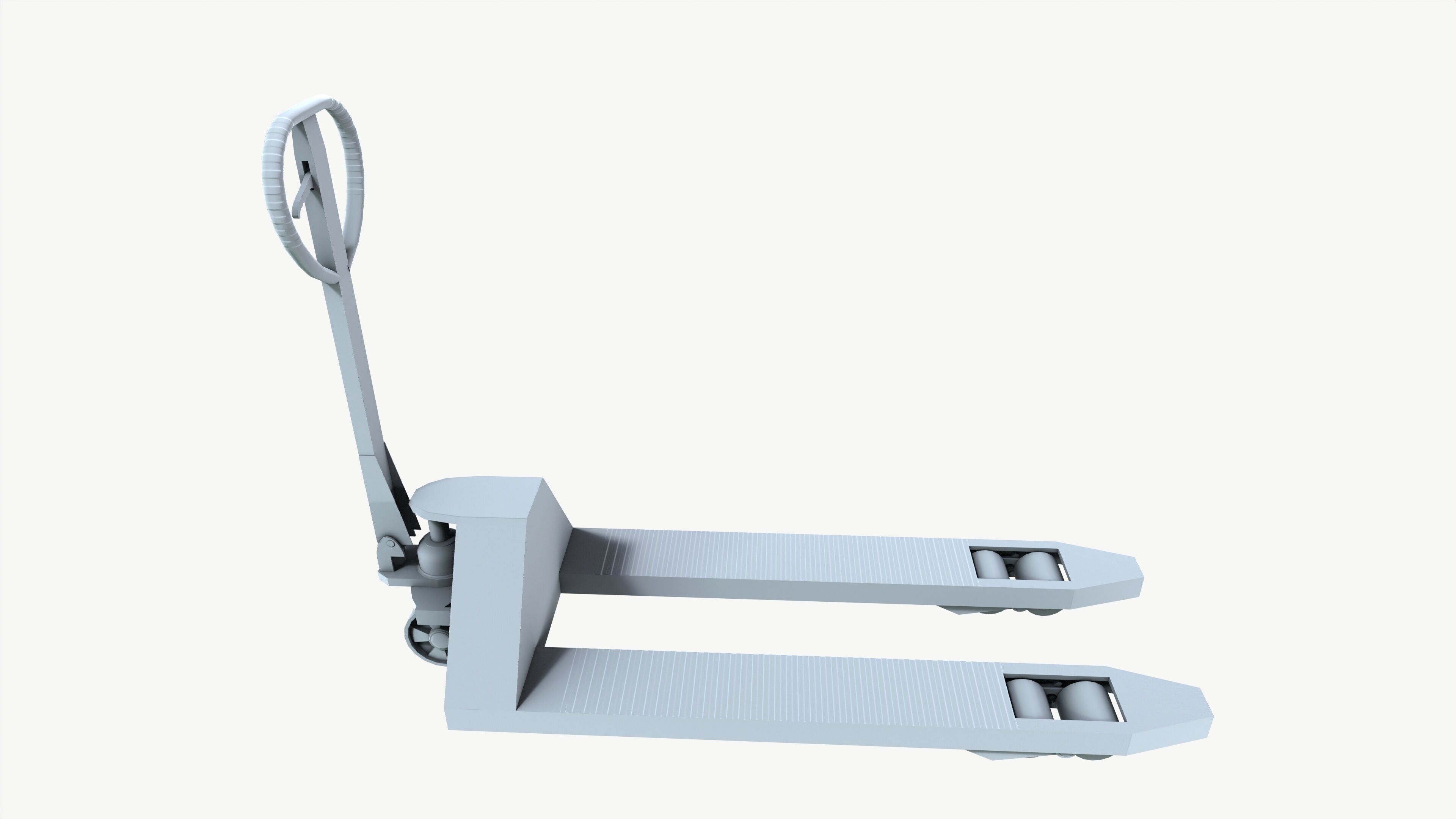 Pallet truck 3D model_7