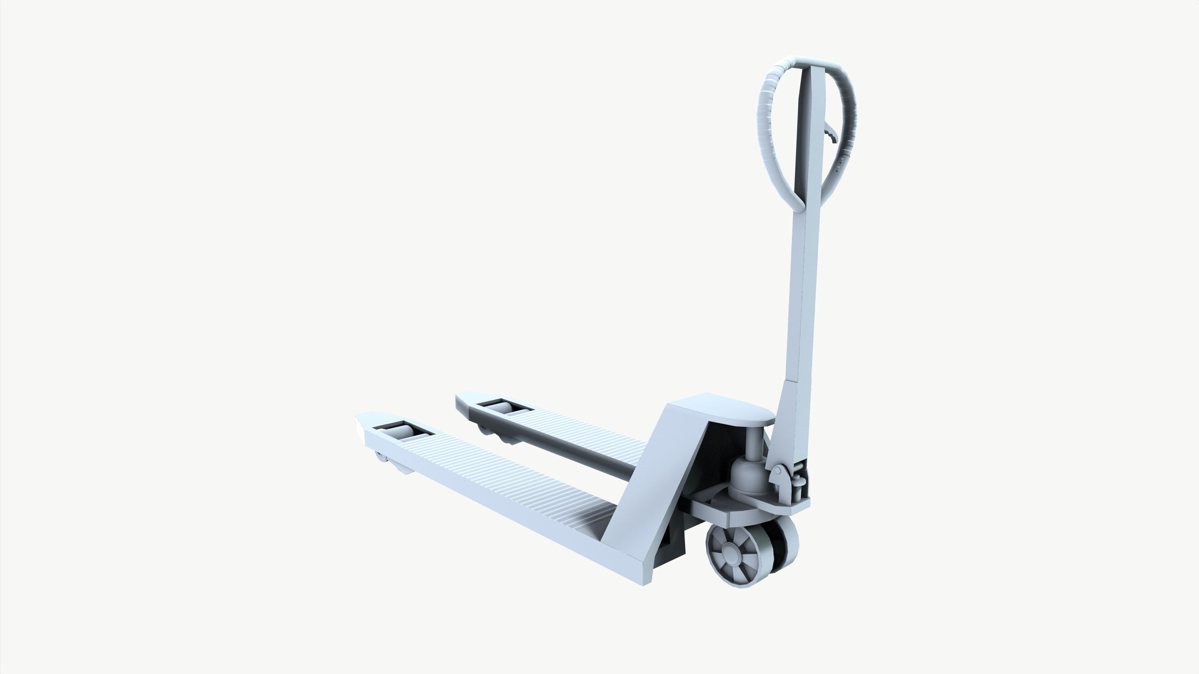 Pallet truck 3D model_6