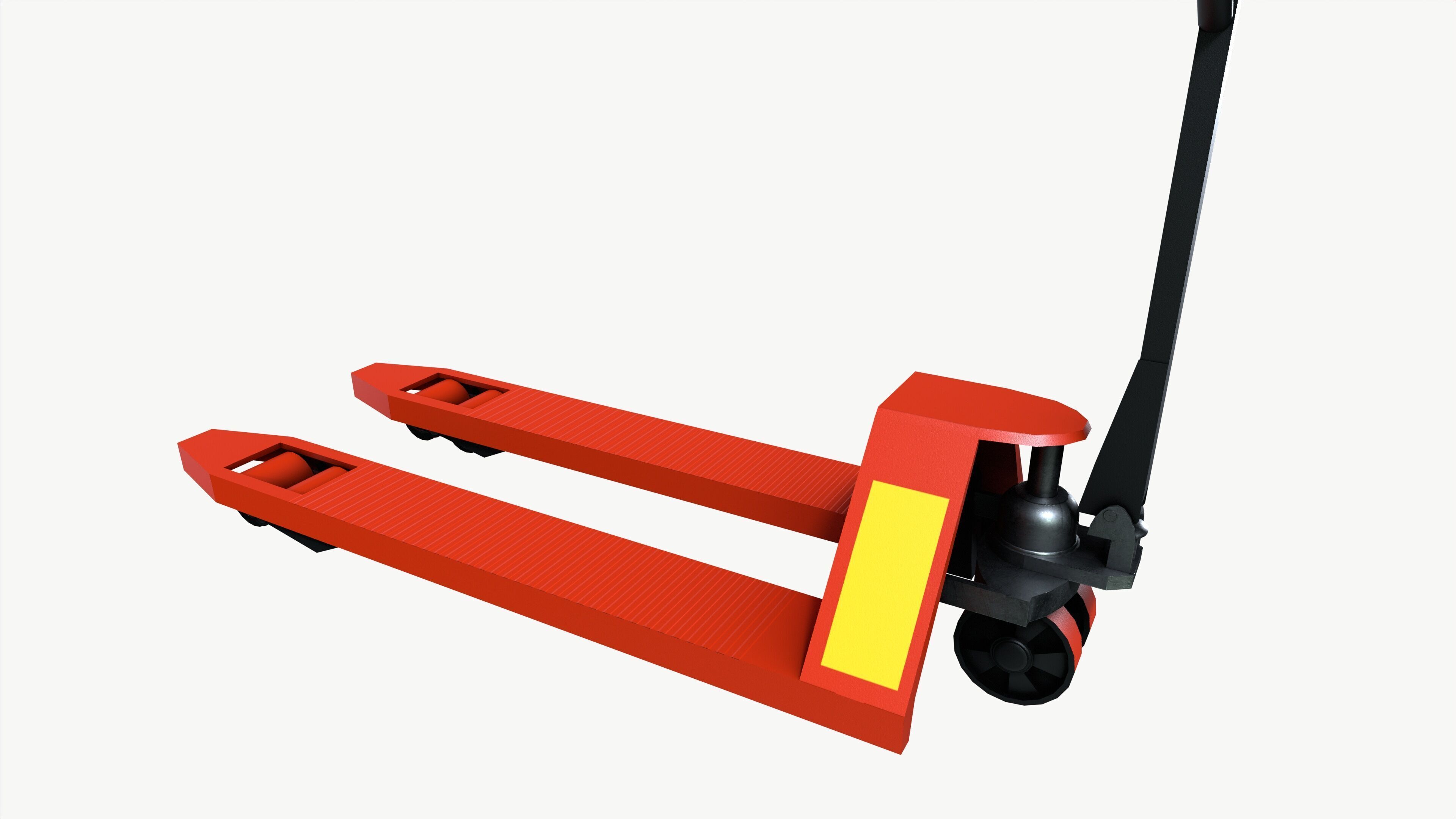 Pallet truck 3D model_5
