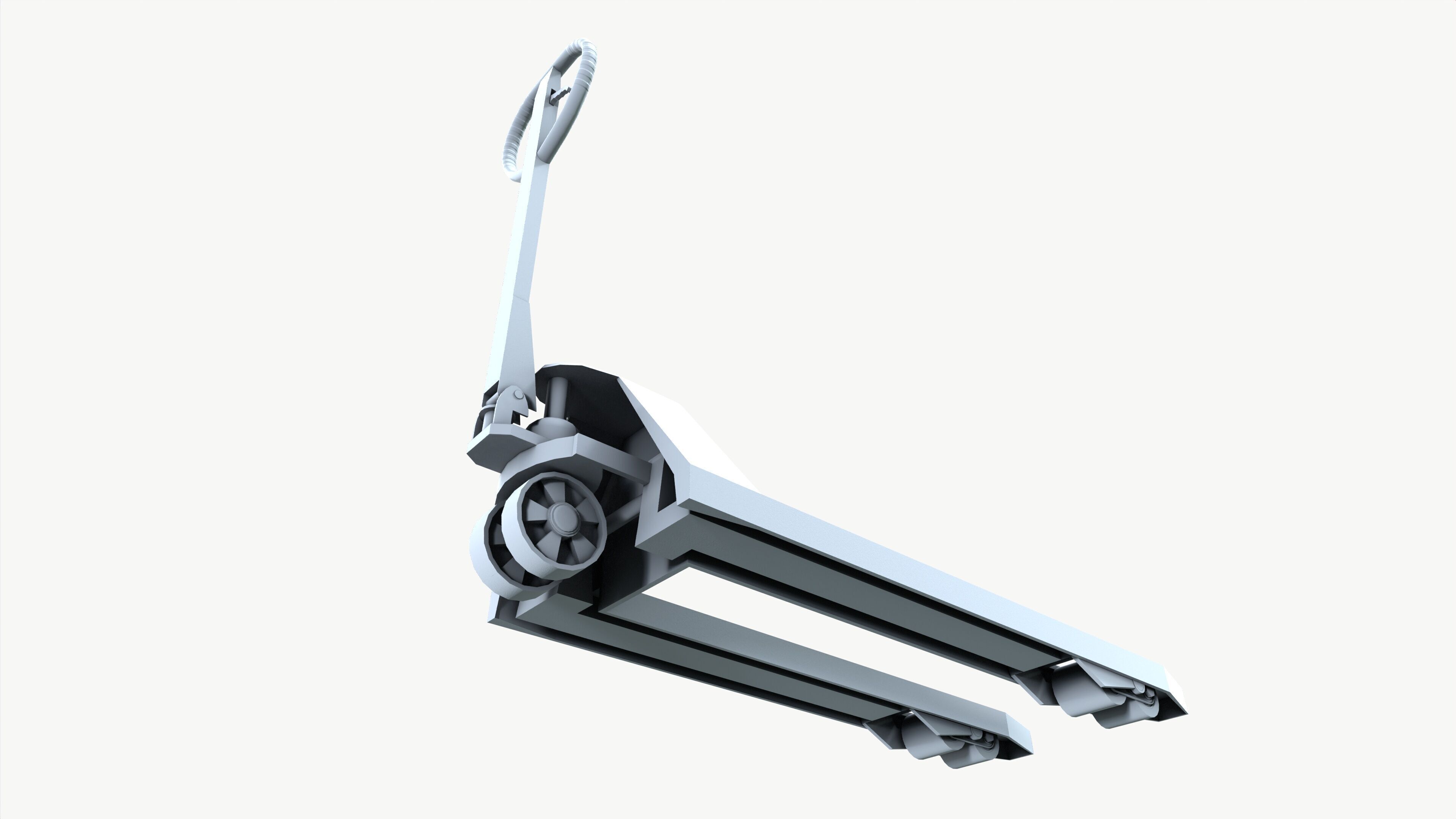 Pallet truck 3D model_8