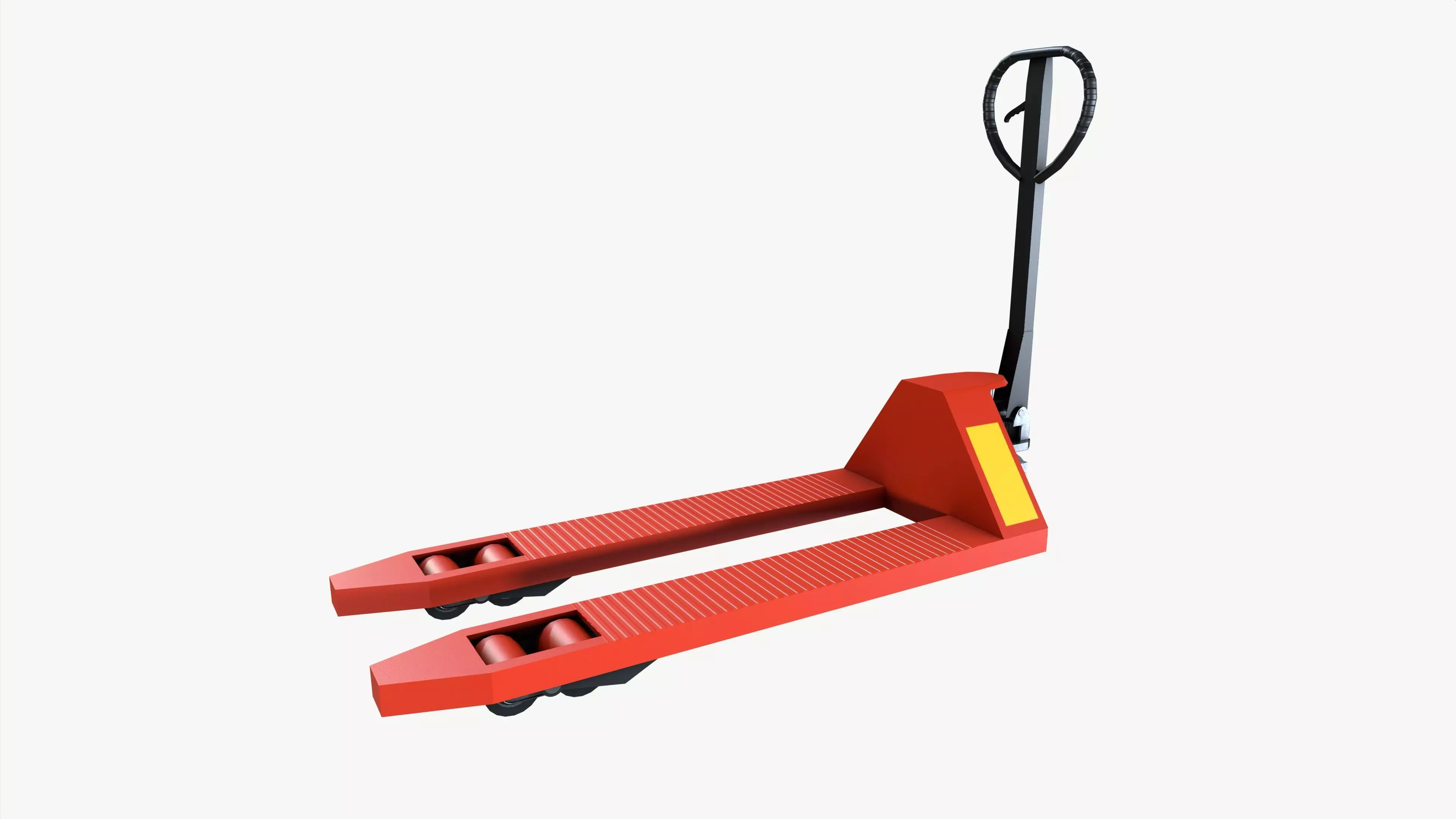 Pallet truck 3D model_0