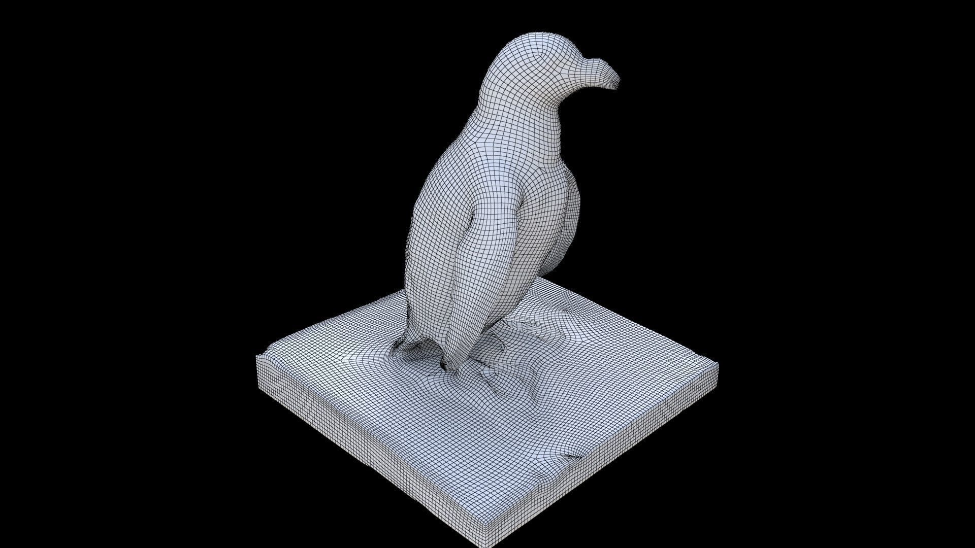 African Penguin 3D model_5