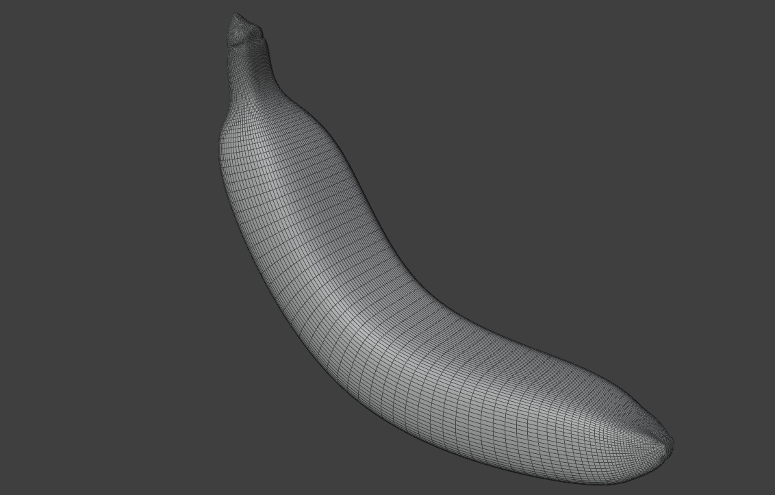 Banana 3D model_4