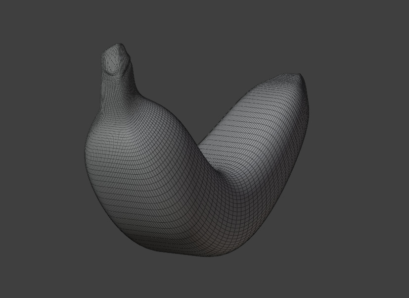 Banana 3D model_7