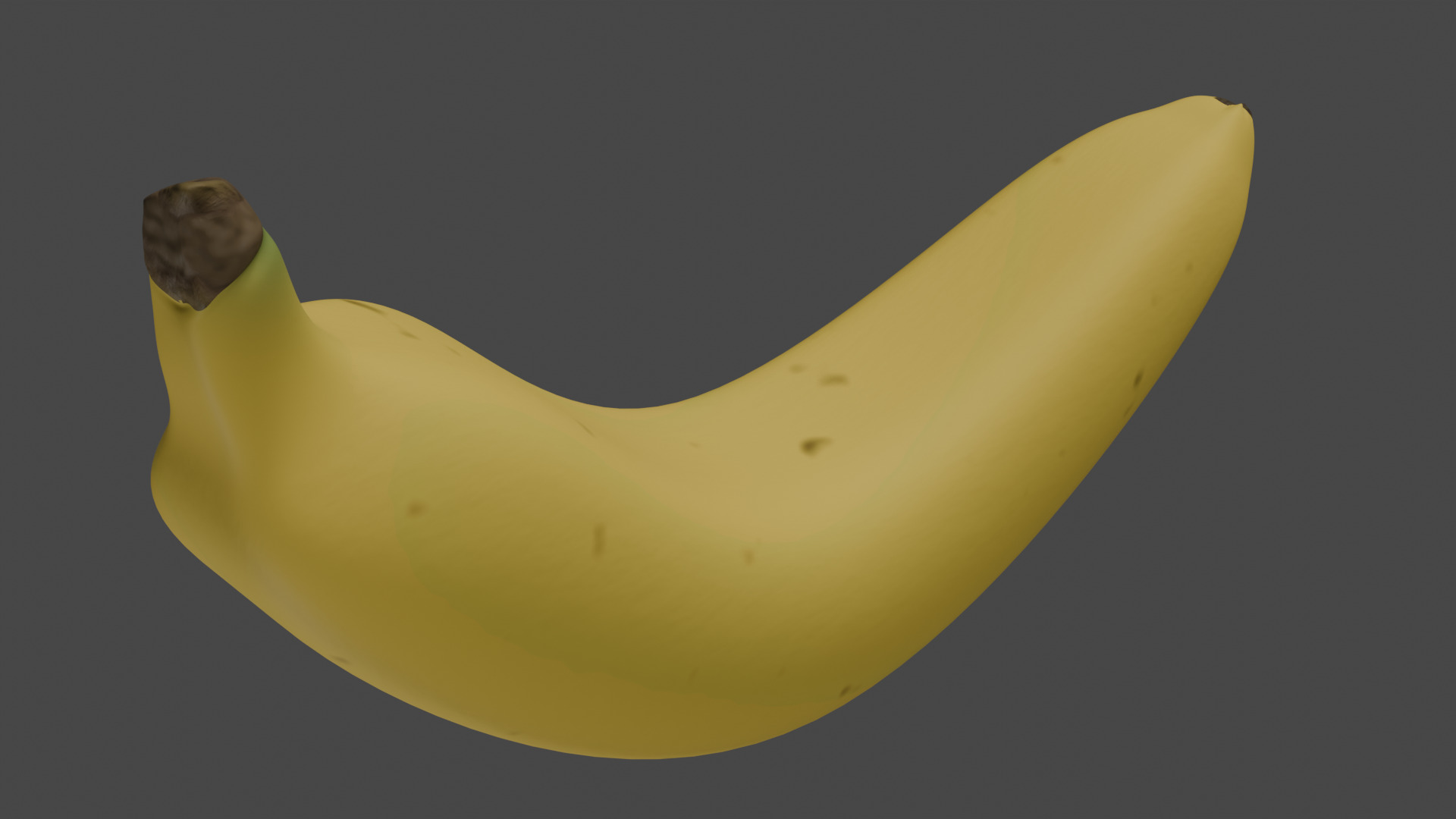 Banana 3D model_2