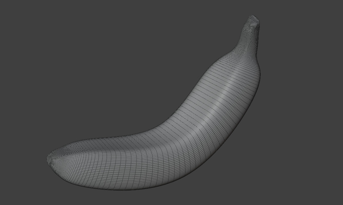 Banana 3D model_5