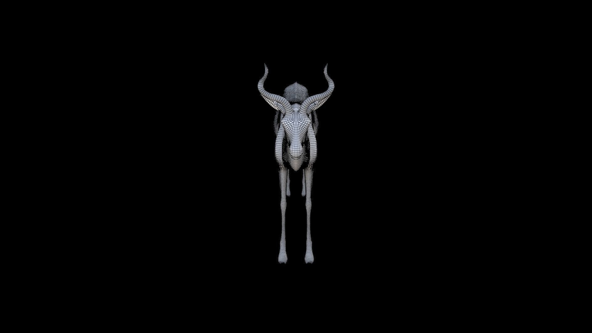 Impala 3D model_6