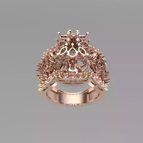 Wedding Engagement Women Ring 3D print model
