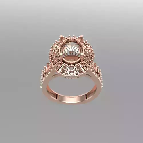 Wedding Engagement Women Ring 3D print model