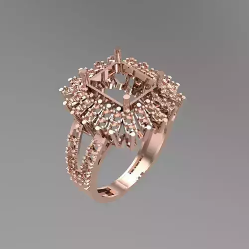 Wedding Engagement Women Ring 3D print model