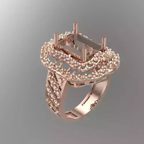 Wedding Engagement Women Ring 3D print model