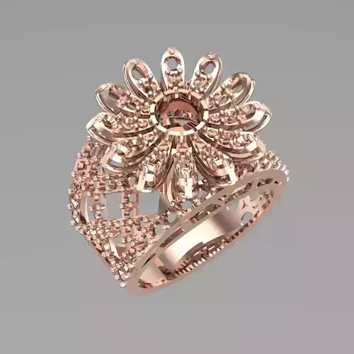 Wedding Engagement Women Ring 3D print model