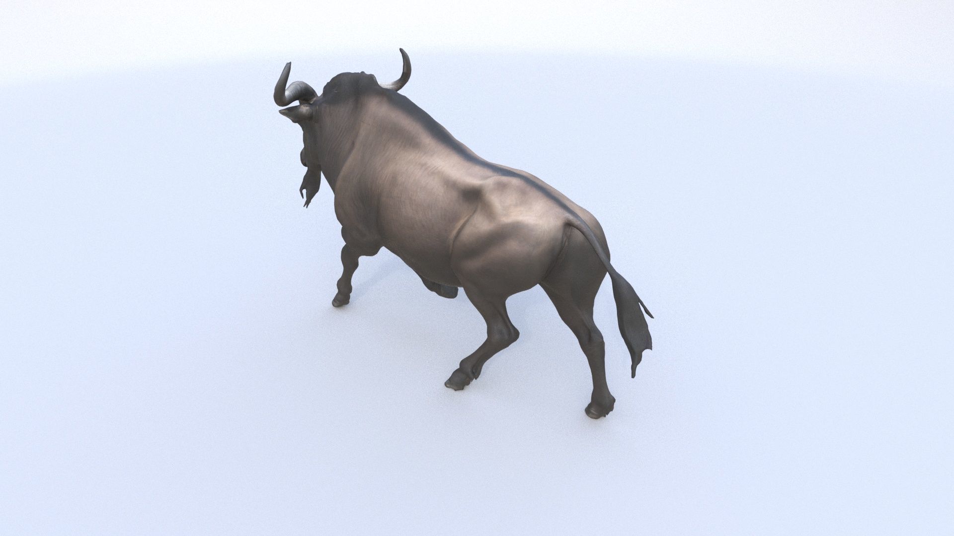 Wildebeest 3D model_3