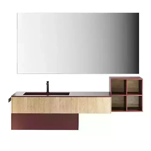 Sense 11 Vanity Unit by Ideagroup 3D model