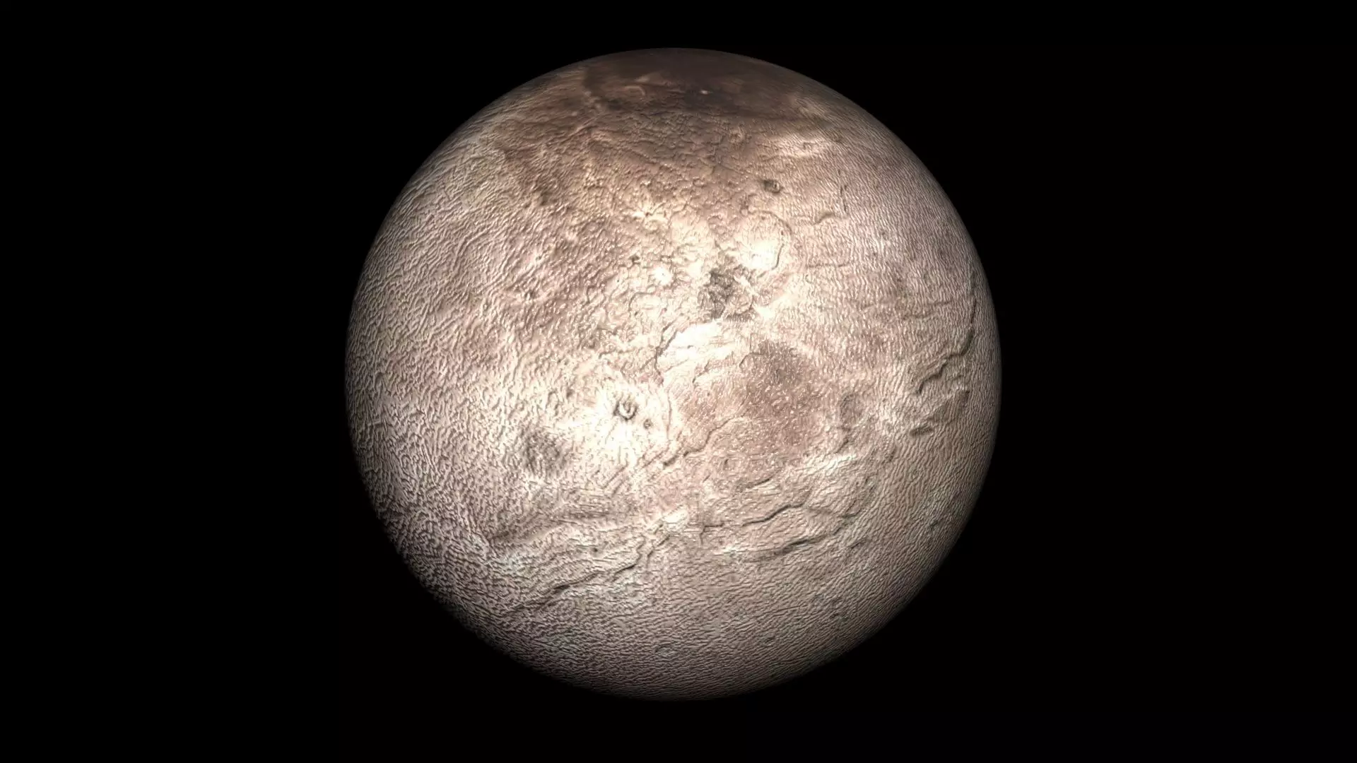 Charon Moon 3D model