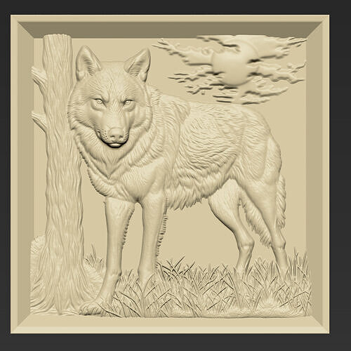 Wolf A36 3D print model